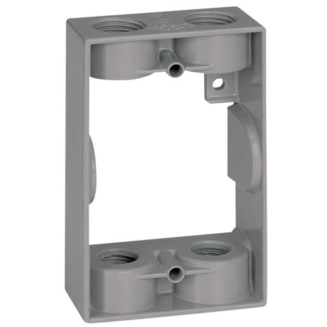 sigma electric 1 gang rectangle metal weatherproof electrical box cover|1 gang electrical box cover.